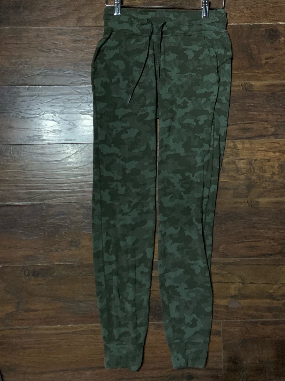 lululemon athletica Olive Green Camo Jogger Pants